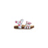 Sandali primi passi bianchi da bambina con stampa floreale Settenote, Scarpe Bambini, SKU k281000145, Immagine 0